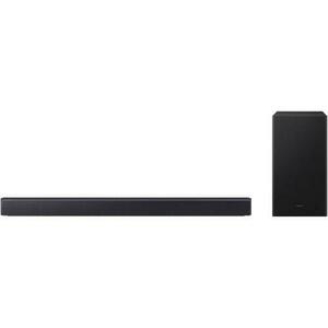 Soundbar Samsung HW-B450F, 2.1, 300W, Bluetooth, Wi-Fi, Subwoofer wireless, Dolby Audio, HDMI eARC, Negru imagine