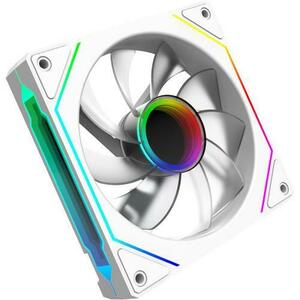 Ventilator AQIRYS 6P-12SRB17B-ARGB Reverse Blade, 120mm, 120mm (Alb) imagine