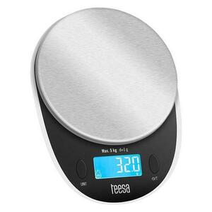 Cantar de bucatarie Teesa TSA0808, 5 kg (Negru/Argintiu) imagine