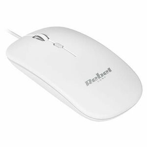 Mouse Rebel KOM1023-W, 1200 DPI (Alb) imagine
