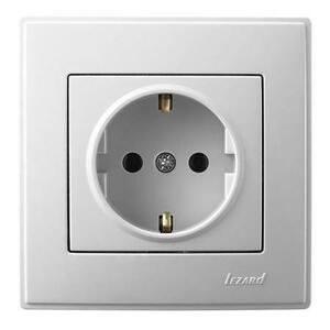 Priza Schuko OEM E-PR1 simpla (Alb) imagine