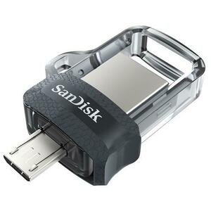 Stick USB Sandisk Ultra Dual Drive, 64GB, USB 3.0 (Gri) imagine