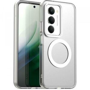 Husa MagSafe pentru Xiaomi Redmi 15 5G / 15 4G, Techsuit, CandyCase, Alba imagine