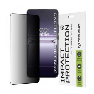 Folie de protectie Ecran Privacy Techsuit pentru OnePlus Nord CE5, Sticla Securizata, Full Glue, 111D imagine