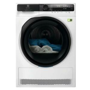 Uscator de rufe Electrolux 3DSense 900 PerfectCare EW9D587KCE, Pompa de caldura, 8 kg, Clasa A, Motor Inverter, Wi-Fi, Display LED, 3DSense, SmartSelect (Alb) imagine
