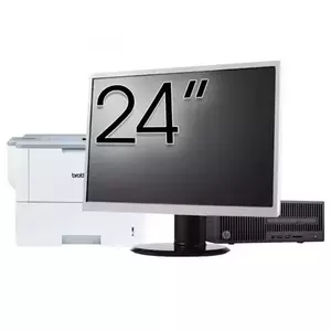 Pachet Calculator refurbished HP 280 G2 SFF, Intel Core i3-6100 3.70GHz, 8GB DDR4, 500GB HDD, DVD-ROM + Monitor 24" & Imprimanta Brother HL-L6300DW imagine