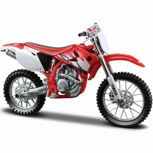 Motocicleta Maisto - Yamaha YZ 45OF, cu stand, 1: 18 imagine
