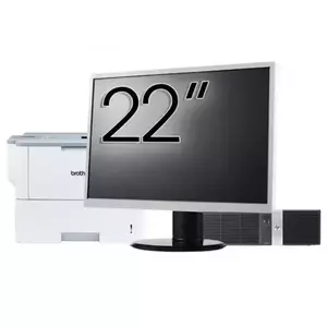 Pachet Calculator refurbished HP Retail System RP5810 SFF, Intel Core i5-4570S 2.90GHz, 8GB DDR3, 128GB SSD, 4 x Serial Port, 1 x 24 Volt USB, 3 x 12 Volt USB + Monitor 22" & Imprimanta Brother HL-L6300DW imagine