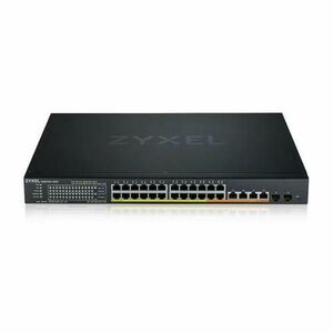 Switch ZyXEL XMG1930-30HP 24-port 2.5G PoE++ Lite-L3 700W, 6-port 10G Uplink imagine
