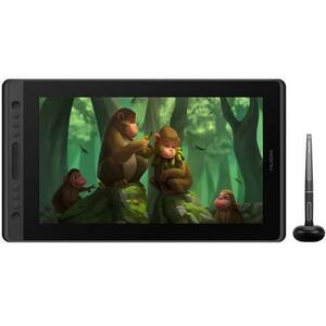 Tableta grafica Huion Kamvas Pro 16, cu Display, Suport Tableta, Presiune 8192, 5080 lpi, 344.16 x 193.59 mm, USB (Negru) imagine