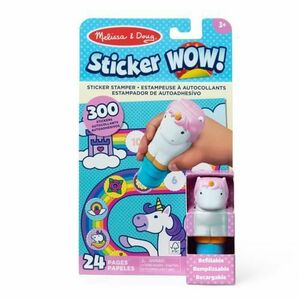Set Melissa & Doug - Autocolante si stampila, Unicorn imagine