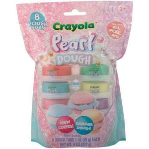 Set plastelina sidefata Crayola - Pearl, 8 borcanase imagine