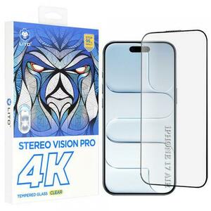 Folie de protectie Ecran Lito D+ Max 4K pentru Apple iPhone Air, Sticla Securizata, Full Glue imagine