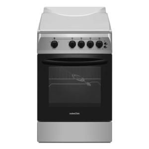 Aragaz NobelTek NLT 5603IX/G1, Gaz, Grill, Rotisor, Aprindere electrica, Iluminare cuptor, 50 x 60 cm (Argintiu) imagine