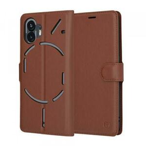Husa pentru Nothing Phone (2), Techsuit Leather Folio (mARO) imagine
