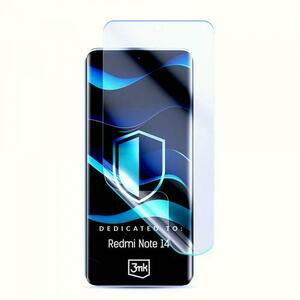 Folie de protectie Ecran 3MK FlexibleGlass pentru Xiaomi Redmi Note 14 4G (Standard), Sticla Flexibila, Full Glue imagine