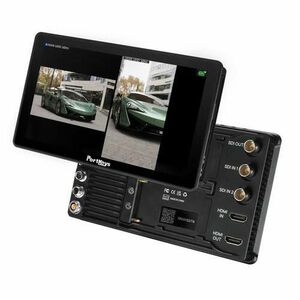 Monitor profesional pentru camera de filmat Portkeys BM7 II DS, 7inch, HDMI/SDI, Touchscreen, 10-bit (8+2 FRC), 2200nits (Negru) imagine