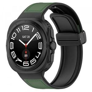 Curea Techsuit W056 pentru Samsung Galaxy Watch Ultra, Verde imagine