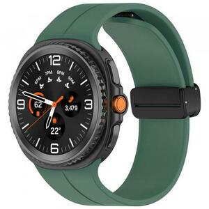 Curea Techsuit W011 pentru Samsung Galaxy Watch 8 Classic / Watch8 44mm / Watch 8 40mm, Verde imagine