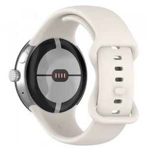 Curea Techsuit W031 pentru Google Pixel Watch 3 45mm, Crem imagine