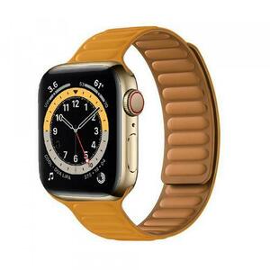 Curea Techsuit W035 pentru Apple Watch 42mm / 41mm / 40mm / 38mm Series, Portocaliu imagine