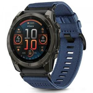 Curea Smartwatch Techsuit W070 pentru Garmin Instinct / Approach / Fenix Watch Series, 20mm (Bleumarin) imagine