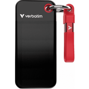 SSD Verbatim Poket, 2TB, USB-C (Negru) imagine