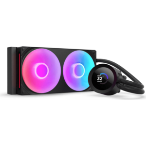 Cooler CPU NZXT Kraken Plus 240, ARGB LED, 2 x 120 mm (Negru) imagine