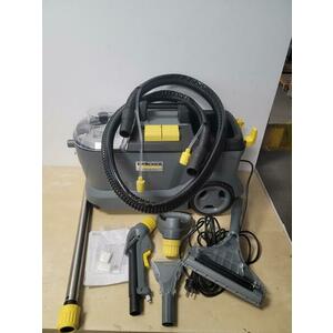 Aspirator profesional Karcher Puzzi 10/1, 1250 W, 10 L, Spalare (Gri/Galben) imagine