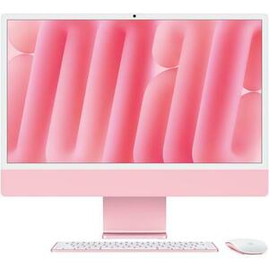 All In One PC Apple iMac 24inch (2024), Procesor Apple M4, 10 nuclee CPU si 10 nuclee GPU, 24inch, Retina 4.5K, 24GB, 512GB SSD, macOS, Layout RO (Roz) imagine