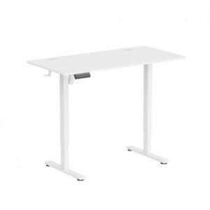 Birou gaming Serioux Ascend, reglabil electric, Alb imagine