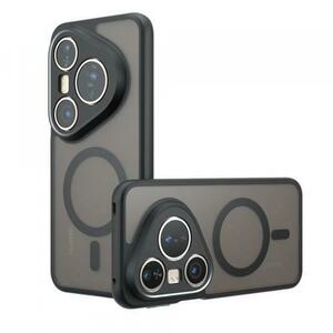 Husa MagSafe pentru Huawei Pura 80 Ultra, Techsuit, PureFrost, Neagra Satinata imagine