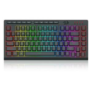 Tastatura gaming Redragon Crescent, iluminare RGB (Negru) imagine