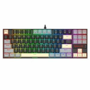 Tastatura Gaming Mecanica Redragon K552LGY RGB (Multicolor) imagine