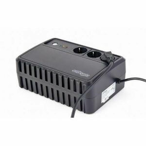 UPS GEMBIRD EG-UPS-3SDT600-01, brick, 600VA/360W, AVR, Schuko x 3, 1 x baterie 12V/7Ah, LED, back-up 10 minute, montabil pe perete imagine