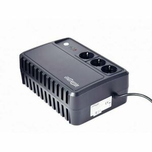UPS GEMBIRD EG-UPS-3SDT800-01, brick, 800VA/480W, AVR, Schuko x 3, 1 x baterie 12V/8Ah, LED, back-up 10 minute, montabil pe perete imagine