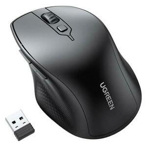 Mouse UGREEN MU101, Wireless 2.4 Ghz, Bluetooth, 4000DPI (Negru) imagine