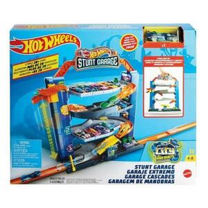 Set de joaca Hot Wheels Garajul cu cascadorii imagine
