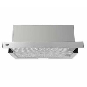 Hota incorporabila telescopica Beko HNT61520XH, 574 mc/h, Filtru metalic, Clasa A, 60 cm (Inox) imagine