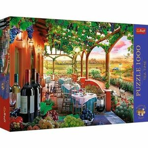 Puzzle Trefl Premium Plus - Tea Time, Podgoria Italiana, 1000 piese imagine