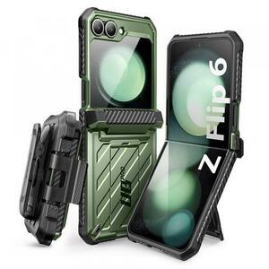 Husa pentru Samsung Galaxy Z Flip7 FE F761 / Z Flip6 F741, Supcase, Unicorn Beetle Pro, Verde imagine
