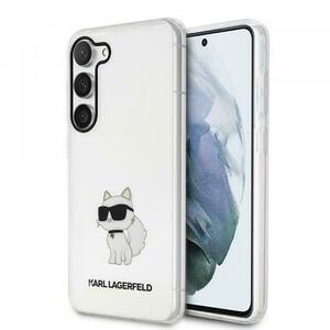 Husa pentru Samsung Galaxy S23 S911, Karl Lagerfeld, Ikonik Choupette, Transparenta imagine