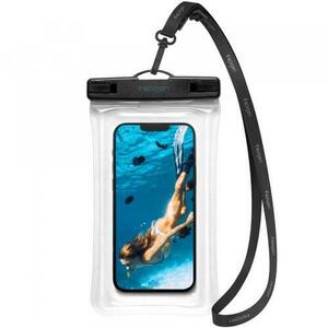 Husa Universala Waterproof pentru Telefon max. 6.9inch, Spigen, A610, Transparenta imagine