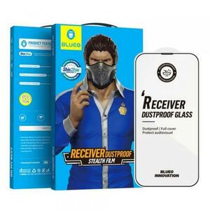 Folie de protectie Ecran Blueo Anti-Dust HD pentru Apple iPhone 14 Pro, Sticla Securizata, Full Glue imagine