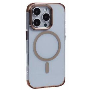 Husa Protectie Spate Lemontti LEMHCSIXVIPP Clear Shield pentru Apple iPhone 16 Pro (Portocaliu) imagine
