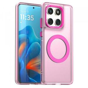 Husa MagSafe pentru Motorola Edge 60 Fusion / Edge 60, Techsuit, CandyCase, Roz imagine