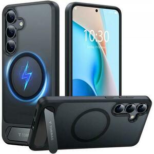 Husa MagSafe pentru Samsung Galaxy S25+ S936, Torras, Pstand, Neagra imagine
