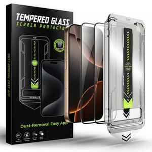 Folie de protectie Ecran Techsuit TitanGlass pentru Apple iPhone 11 Pro / XS / X, Sticla Securizata, Full Glue, Set 2 bucati imagine