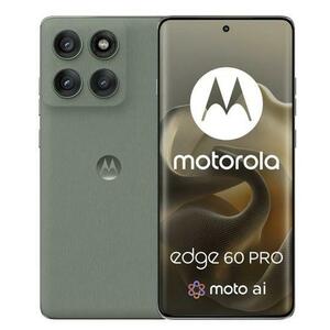 Telefon Mobil Motorola Edge 60 Pro, Procesor Mediatek Dimensity 8350 Extreme, P-OLED 6.7inch, 8GB RAM, 256GB Flash, Camera Tripla 50 + 10 + 50 MP, Wi-Fi, 5G, Dual Sim, Android (Verde) imagine