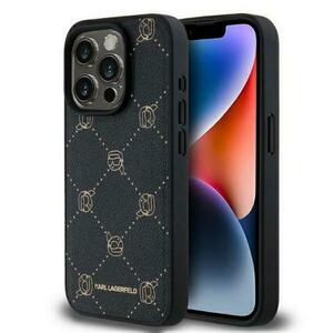 Husa MagSafe pentru Apple iPhone 15 Pro, Karl Lagerfeld, Karl's Head, Neagra imagine